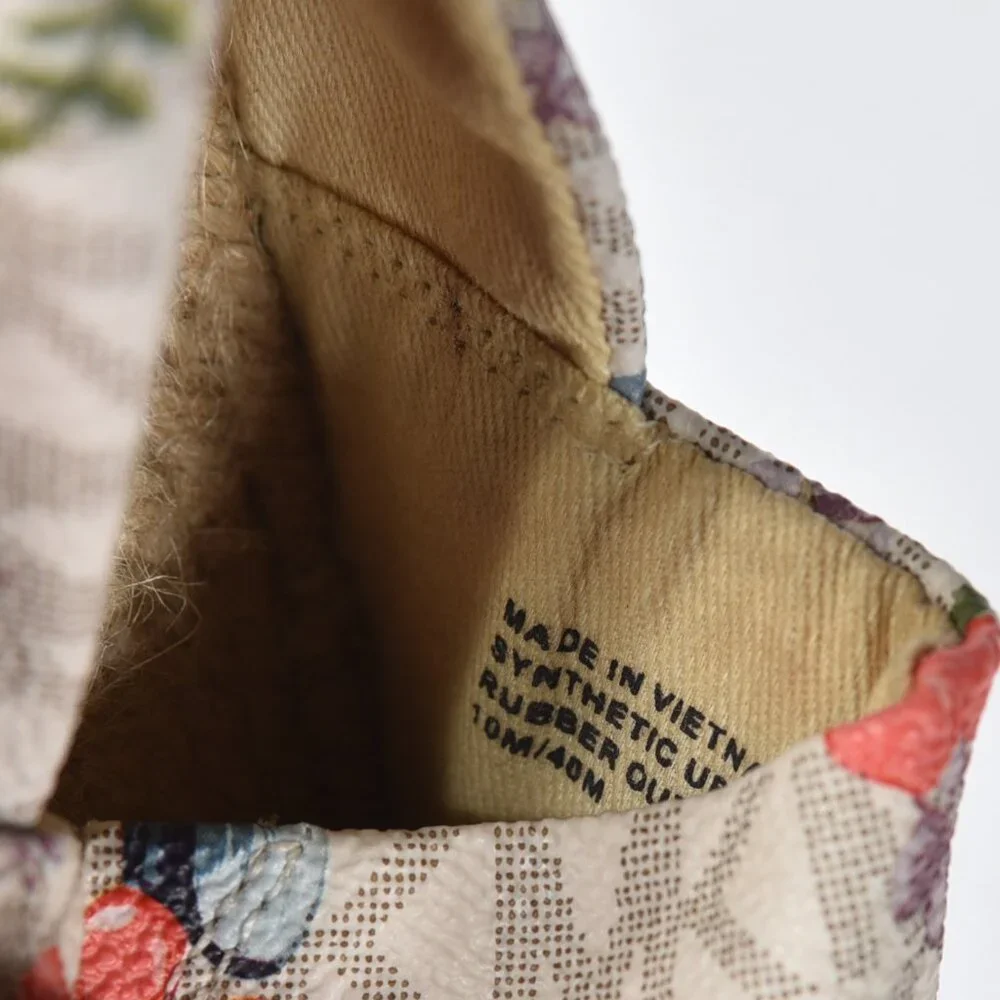 Michael Kors Kendrick Floral Slip on Espadrille Flat size 10 - Picture 5 of 6